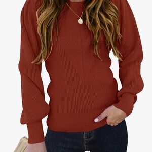 Women's Rust Sweater